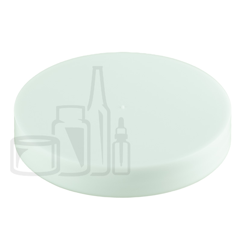 70-400 White Smooth Skirt PP Plastic Continuous Thread Lined Closure -  HSP 2.2F/10 (HDPE induction liner-unprinted)  (1000/case)