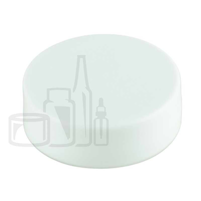 38-400 White Smooth Skirt PP Plastic Continuous Thread Lined Closure - HIS HS035.020 SFYP Liner (4000/case)