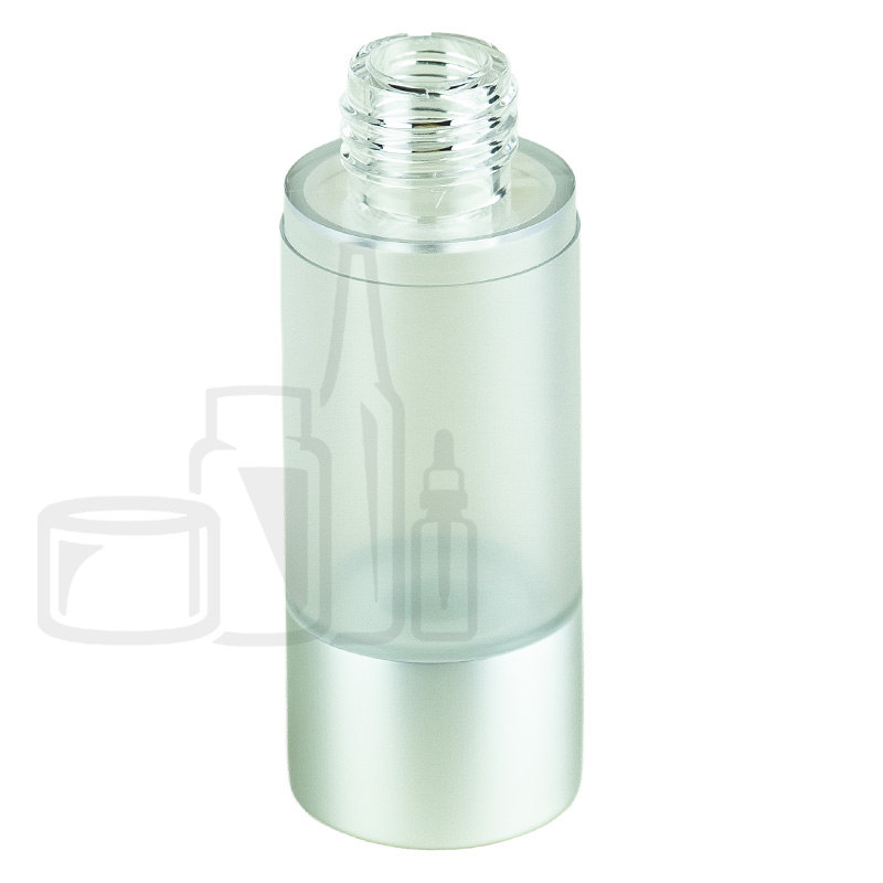 Stock bulk pack 30ml SAN airless bottle, frosted body