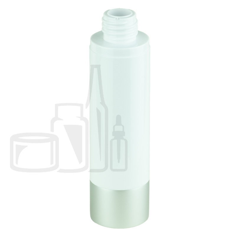 Stock bulk pack 50ml SAN airless bottle, white body