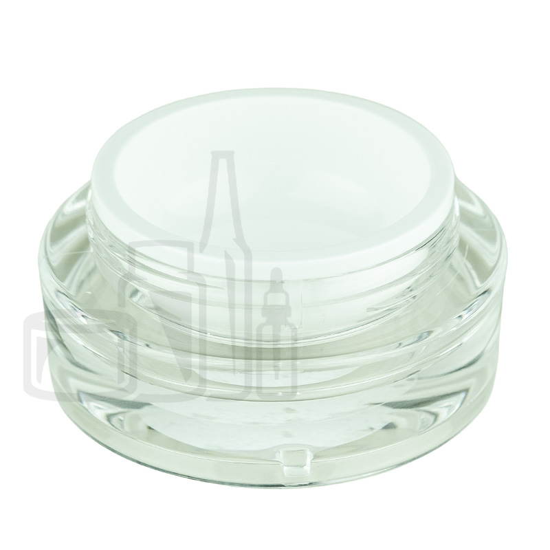Stock 15ml double wall acrylic jar, big pack