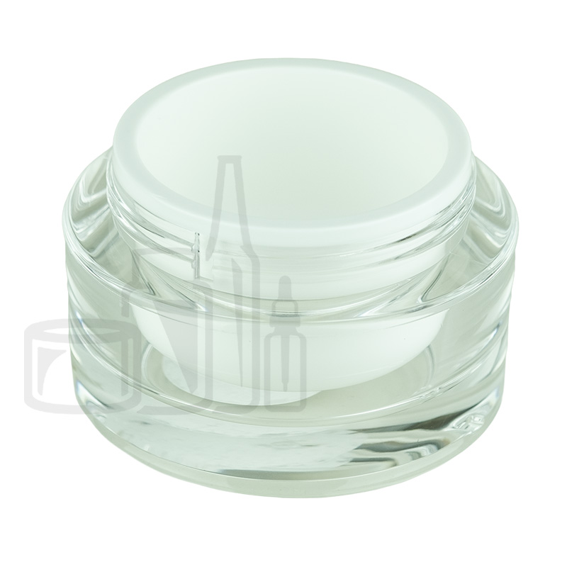 Stock 30ml double wall acrylic jar, big pack