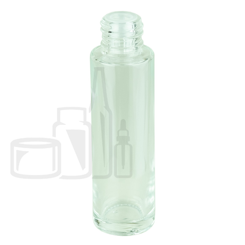Stock 30ml glass bottle, clear