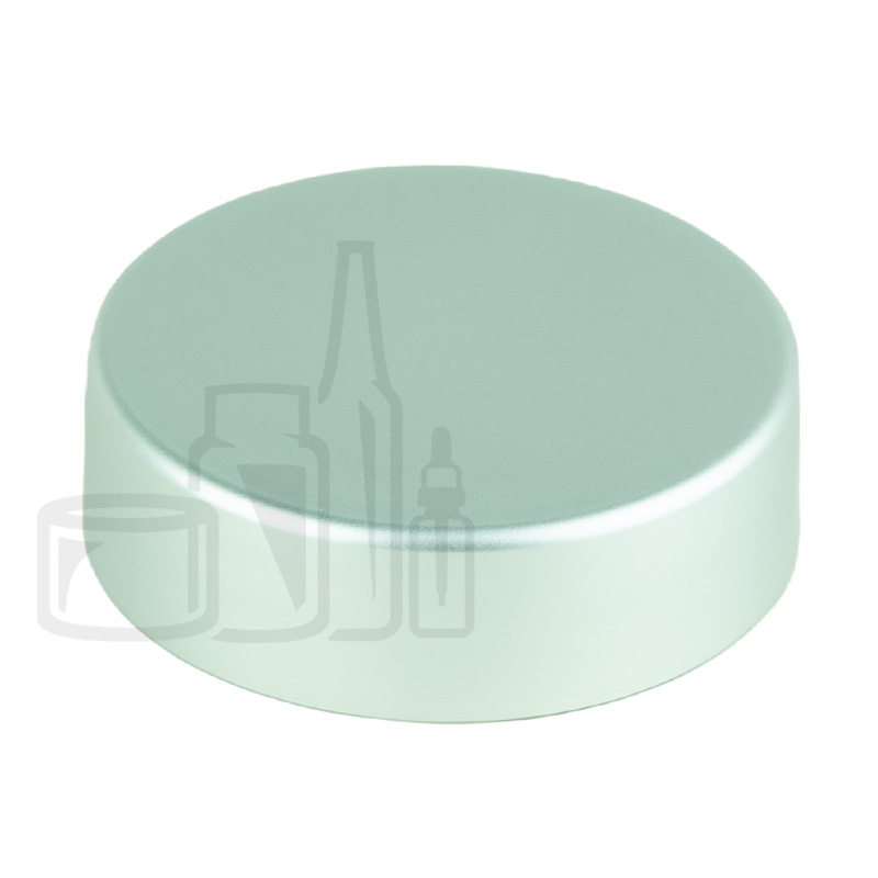 Stock matte silver cap for 15ml glass jar