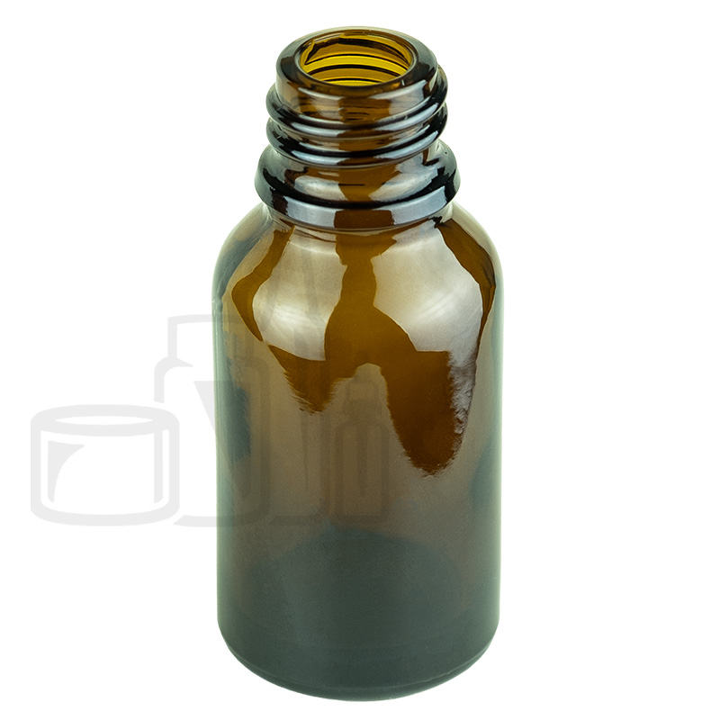 15ml Boston round amber glass bottle, for CRC dropper
